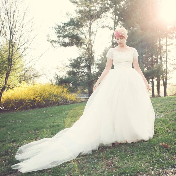 1950 s vintage wedding dress 150 at whichgoose